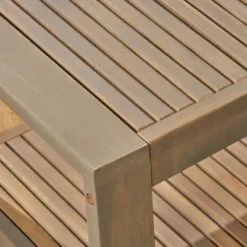 Grenada 2pc Acacia Wood Patio Chat Set - Gray/Dark Gray - Christopher Knight Home -Christopher Knight Home GUEST 009d4f08 1b70 495c bdb0 253767f55cb9