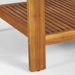 Grenada 9pc Acacia Wood Patio Sectional Sofa Set Teak/Beige - Christopher Knight Home -Christopher Knight Home GUEST 01280779 21a5 45c3 af4a ae20c6526559