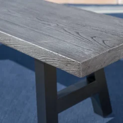 Lido Concrete Patio Dining Bench - Gray - Christopher Knight Home -Christopher Knight Home GUEST 01602aed 0723 49ff 86c2 8d2d751302aa