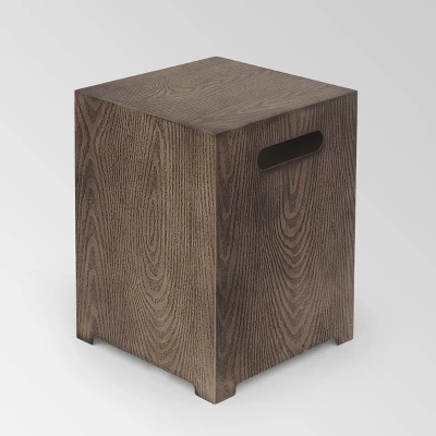 Wellington 40" Square Iron Gas Fire Pit With Tank Holder - Brown - Christopher Knight Home 13 Wellington 40" Square Iron Gas Fire Pit With Tank Holder - Brown - Christopher Knight Home - Image 13