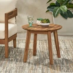 Brooklyn Acacia Wood Side Table - Teak - Christopher Knight Home 7 Brooklyn Acacia Wood Side Table - Teak - Christopher Knight Home -Christopher Knight Home GUEST 04a70529 c12f 4c6f a4d6 c2d59fee0cc0