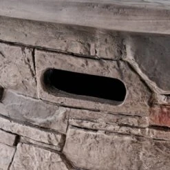 Hoonah Stone Circular MGO Fire Pit - Gray - Christopher Knight Home -Christopher Knight Home GUEST 04b239b0 e200 4db2 961f 1223b71d15c4