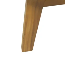 Solano 4pc Outdoor Wooden Chat Set With Rectangular Coffee Table - White/Teak - Christopher Knight Home -Christopher Knight Home GUEST 04de3b4e 544a 45ac a315 94ca5d533b8b