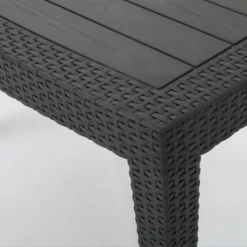 Daytona 4pc Faux Wicker Chat Set - Charcoal - Christopher Knight Home -Christopher Knight Home GUEST 068d30fb e7f7 4058 a7f8 3923cdc689c8