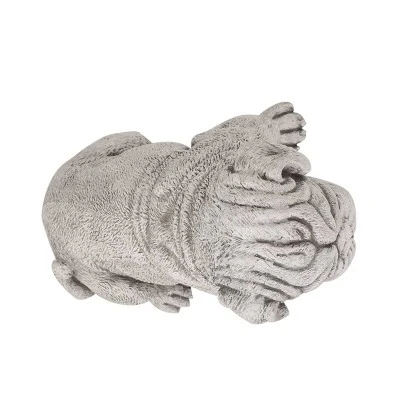 Concrete Adena Outdoor Dog Garden Statue - Antique White - Christopher Knight Home 5 Concrete Adena Outdoor Dog Garden Statue - Antique White - Christopher Knight Home - Image 5