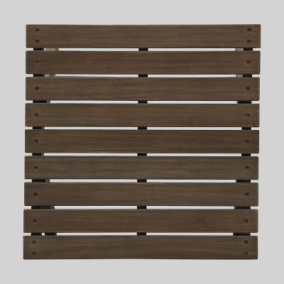 Sedona Acacia Wood Patio Side Table Gray - Christopher Knight Home 3 Sedona Acacia Wood Patio Side Table Gray - Christopher Knight Home - Image 3