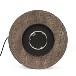 Senoia Outdoor Round Fire Pit With Tank Holder - Brown - Christopher Knight Home -Christopher Knight Home GUEST 094c4196 b538 4570 9273 b470caf26bfe