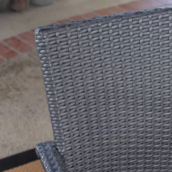 Stamford 5pc Acacia Wood & Wicker Patio Dining Set - Gray - Christopher Knight Home -Christopher Knight Home GUEST 09910e28 aff7 4ba4 9068 f0196d04238a