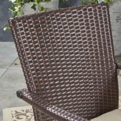 Davenport 9pc Wood & Wicker Expandable Dining Set - Natural/Brown/Cream - Christopher Knight Home -Christopher Knight Home GUEST 09bdb0ce 6f44 420a b062 5183d0a84cf7