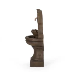 Fraser Outdoor 2-Tier Single Spout Fountain - Light Brown - Christopher Knight Home -Christopher Knight Home GUEST 0c8088f3 5543 486e b502 ab9a348027a1
