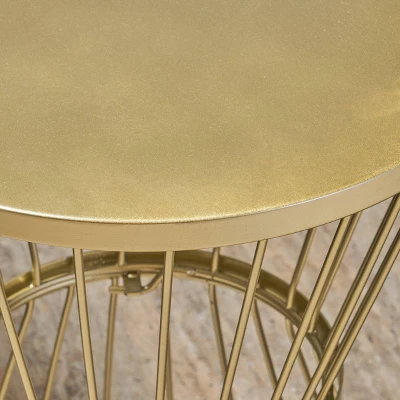 Lassen 16" Iron Patio Side Table - Christopher Knight Home 3 Lassen 16" Iron Patio Side Table - Christopher Knight Home - Image 3