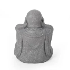 Harrod Outdoor Hear No Evil Monk Garden Statue - Stone Gray - Christopher Knight Home -Christopher Knight Home GUEST 0f110e0e d5ed 42da ad48 a6b0eaea612b