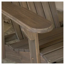 Hayle Reclining Wood Adirondack Chair With Footrest - Gray - Christopher Knight Home -Christopher Knight Home GUEST 0fd9bb12 51a5 452c acc8 981f51a3f5e5