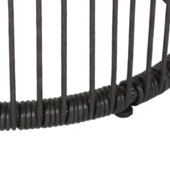 Neblett 3pc Patio Wicker Chat Set - White/Beige/Black - Christopher Knight Home -Christopher Knight Home GUEST 103a891d 5485 447e 94db e9169d760355