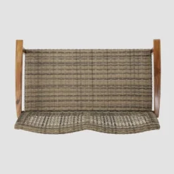 Hampton Wicker Loveseat - Natural/Gray - Christopher Knight Home 13 Hampton Wicker Loveseat - Natural/Gray - Christopher Knight Home -Christopher Knight Home GUEST 10488d9f cce5 47a7 8fb4 e746c77ab81e