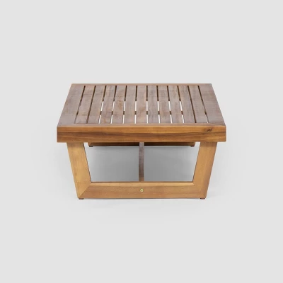 Sherwod Acacia Wood Coffee Table - Teak - Christopher Knight Home 1 Sherwod Acacia Wood Coffee Table - Teak - Christopher Knight Home