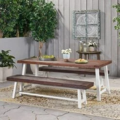 Carlisle 3pc Acacia Wood Picnic Dining Set - Christopher Knight Home 17 Carlisle 3pc Acacia Wood Picnic Dining Set - Christopher Knight Home -Christopher Knight Home GUEST 12fa2d71 25ef 425f 90f2 c57c9921e805