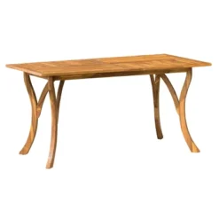 Hermosa Rectangular Acacia Wood Dining Table -Teak Finish - Christopher Knight Home -Christopher Knight Home GUEST 166f17ff 890e 4aa6 9b08 5f3e1891f7b2