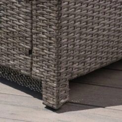 Puerta Wicker Loveseat Gray/Black - Christopher Knight Home -Christopher Knight Home GUEST 172a9607 57bf 43fb b881 bbac3df894ed