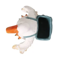 Christopher Knight Home 17" Wide Forgey Concrete Outdoor Novelty Goose Planter White/Blue -Christopher Knight Home GUEST 17e50b93 0198 48f9 b4f5 b3af24b1c272