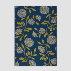 Viola Floral Outdoor Rug Blue/Green - Christopher Knight Home -Christopher Knight Home GUEST 186a4735 4b47 4634 bc5a c836263ccc5d