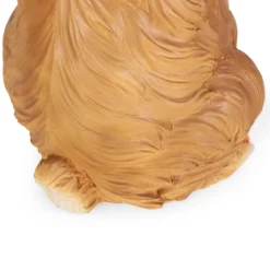 24" Concrete Hogeland Outdoor Rabbit Garden Statue - White And Brown - Christopher Knight Home -Christopher Knight Home GUEST 189f4689 98cb 4971 8ba1 8b0f62eecfc4