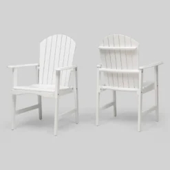 2pk Malibu Acacia Wood Patio Adirondack Dining Chairs - Christopher Knight Home -Christopher Knight Home GUEST 1a01a1f9 9d5d 43c7 bf54 757c34fdde7b