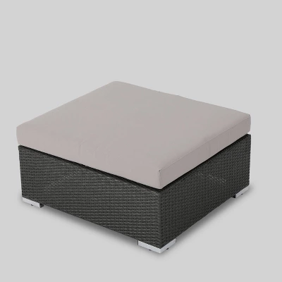 Santa Rosa 9pc Wicker Patio Sectional Sofa Set - Gray/Silver - Christopher Knight Home 8 Santa Rosa 9pc Wicker Patio Sectional Sofa Set - Gray/Silver - Christopher Knight Home - Image 8