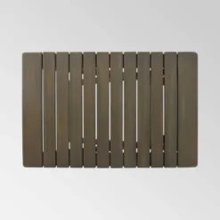 Malibu Folding Side Table - Gray - Christopher Knight Home -Christopher Knight Home GUEST 1b9563a6 c0ce 4fa1 b6ca 6ad4e2cbfcb3