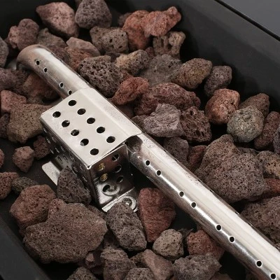 Langton Rectangular 40" Light Weight Concrete Gas Fire Pit Dark Gray - Christopher Knight Home 2 Langton Rectangular 40" Light Weight Concrete Gas Fire Pit Dark Gray - Christopher Knight Home - Image 2