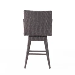 Braxton Wicker Swivel Patio Bar Stool With Cushion - Multi-Brown - Christopher Knight Home -Christopher Knight Home GUEST 1d126972 bf70 40a6 a8a0 ab7513aef3bb