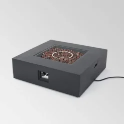 Oana 7pc Acacia V-Shaped Sectional Sofa With Fire Pit Set - Gray/Dark Gray - Christopher Knight Home 8 Oana 7pc Acacia V-Shaped Sectional Sofa With Fire Pit Set - Gray/Dark Gray - Christopher Knight Home -Christopher Knight Home GUEST 1eb4a5ab 0dc5 417d 9c9b 46c3eb952b2e