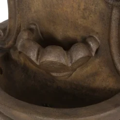 Fraser Outdoor 2-Tier Single Spout Fountain - Light Brown - Christopher Knight Home -Christopher Knight Home GUEST 1f9fa104 b3d9 4835 989a b717f822cba3