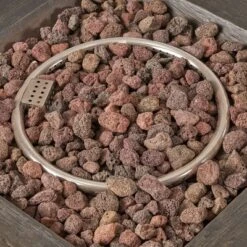 Jennings 5pc Faux Wicker Chat Set With Fire Pit - Brown/Mixed Beige - Christopher Knight Home -Christopher Knight Home GUEST 2285b44a 904a 46d6 8911 650de46d4a04