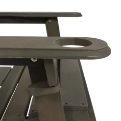 2pk Bellwood Outdoor Acacia Wood Folding Adirondack Chairs Gray - Christopher Knight Home -Christopher Knight Home GUEST 2290cdf1 cb4a 4a23 bed3 8cb9e7c44d3c