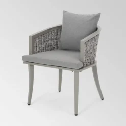 Pebble 3pc Wicker Boho Chat Set - Gray - Christopher Knight Home -Christopher Knight Home GUEST 22b9b36a db09 47a7 a982 73521009a305