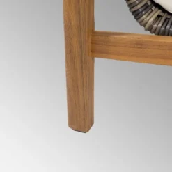 Nova 2pk Acacia Wood Club Chairs - Teak/Gray/Beige - Christopher Knight Home -Christopher Knight Home GUEST 22d11c05 c57b 480d 81ad 13c258fa4853