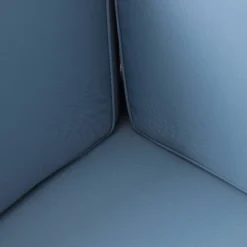 2pc Brava Outdoor Acacia Wood Right Arm Loveseat & Coffee Table With Cushion Teak/Blue - Christopher Knight Home -Christopher Knight Home GUEST 25c45e15 815b 4871 9b77 7bc3e01e807c