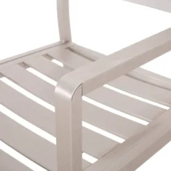 Cape Coral 5pc Aluminum & Tempered Glass Dining Set - Silver - Christopher Knight Home -Christopher Knight Home GUEST 25d2c4a8 0aa3 4a69 98e9 bf4ae812d0d1