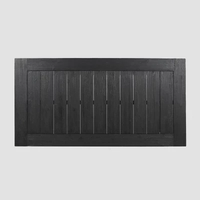 Nestor Rectangle Acacia Dining Table - Dark Gray - Christopher Knight Home 2 Nestor Rectangle Acacia Dining Table - Dark Gray - Christopher Knight Home - Image 2