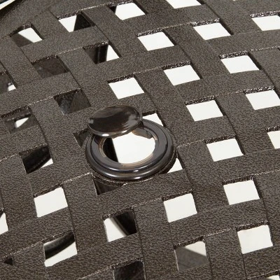 Sarasota Cast Aluminum Adjoining Patio Chair - Bronze - Christopher Knight Home 2 Sarasota Cast Aluminum Adjoining Patio Chair - Bronze - Christopher Knight Home - Image 2