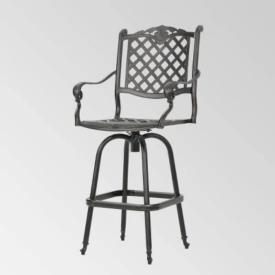 Arlana 5pc Cast Aluminum Bar Set Shiny Copper - Christopher Knight Home 4 Arlana 5pc Cast Aluminum Bar Set Shiny Copper - Christopher Knight Home - Image 4