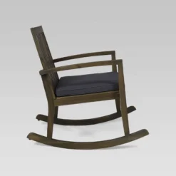 Montrose Acacia Wood Patio Rocking Chair Gray - Christopher Knight Home -Christopher Knight Home GUEST 2c1df39a 2c9b 4370 8e70 7f4cafddec0f