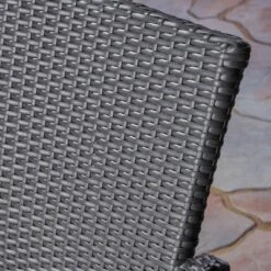 Kent 3pc Acacia Wood & Wicker Bistro Set - Gray - Christopher Knight Home -Christopher Knight Home GUEST 2fbf8cc6 c41b 473a becd 51a190020011