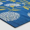 Viola Floral Outdoor Rug Blue/Green - Christopher Knight Home