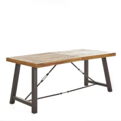 Spencer 7pc Wood & Wicker Dining Set - Brown - Christopher Knight Home 11 Spencer 7pc Wood & Wicker Dining Set - Brown - Christopher Knight Home -Christopher Knight Home GUEST 311bc41b c2c7 4e43 a1a3 c986774bb5df