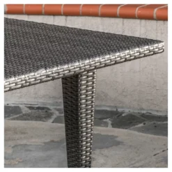 Malta 7pc Wicker Patio Dining Set With Cushions - Gray - Christopher Knight Home -Christopher Knight Home GUEST 316799b6 2221 4ac4 b304 d5151e37f3be