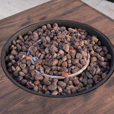 32" Delaney Fire Pit Brown - Christopher Knight Home 3 32" Delaney Fire Pit Brown - Christopher Knight Home - Image 3