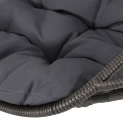 Richards Outdoor/Indoor Wicker Hanging Chair With 8 Foot Chain (No Stand) - Gray/Dark Gray - Christopher Knight Home -Christopher Knight Home GUEST 386bc18e 26f2 4de8 ab8a d894e056d7a9