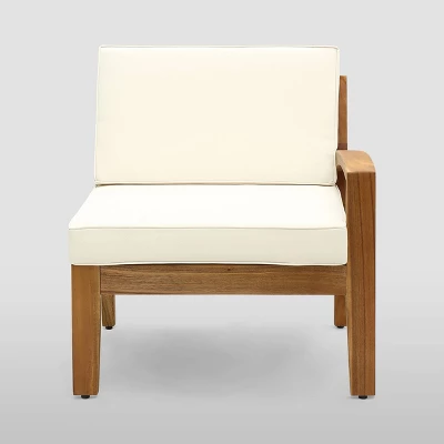 Grenada 5pc Acacia Sectional Patio Sofa Set Teak - Christopher Knight Home 2 Grenada 5pc Acacia Sectional Patio Sofa Set Teak - Christopher Knight Home - Image 2